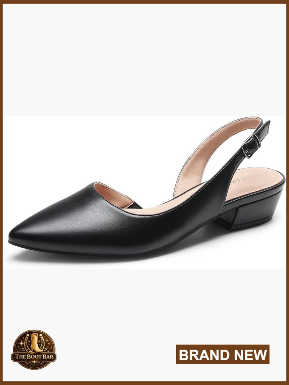 Slingback Kitten Heels Pointed Toe Pumps Wedding Party Dress Shoes
